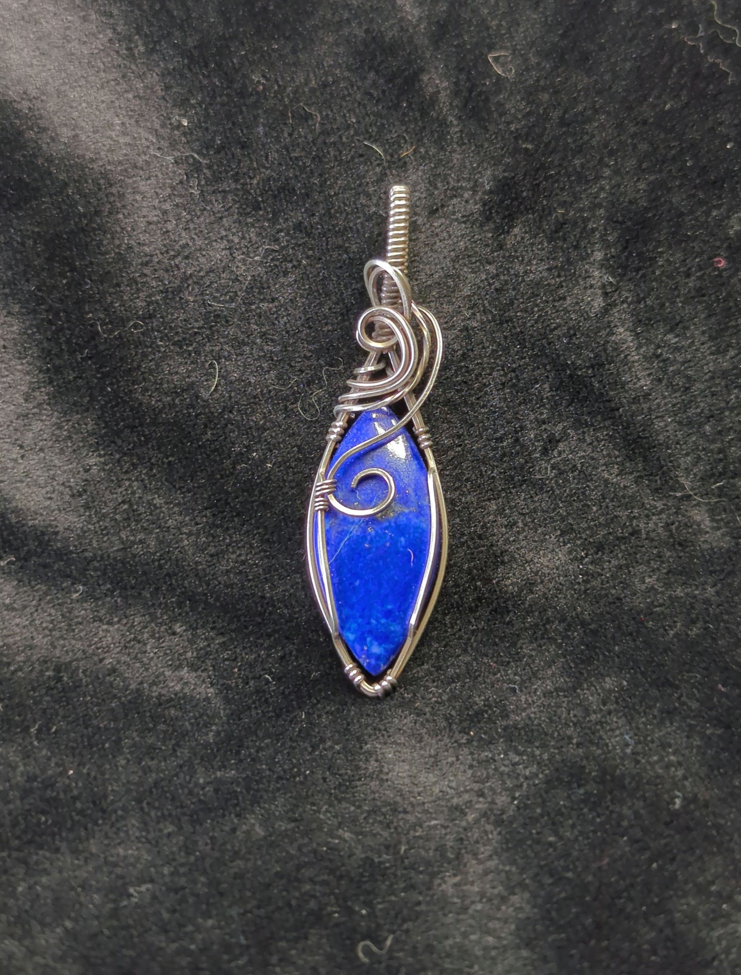 Lapis Lazuli Pendant, set in Sterling Silver