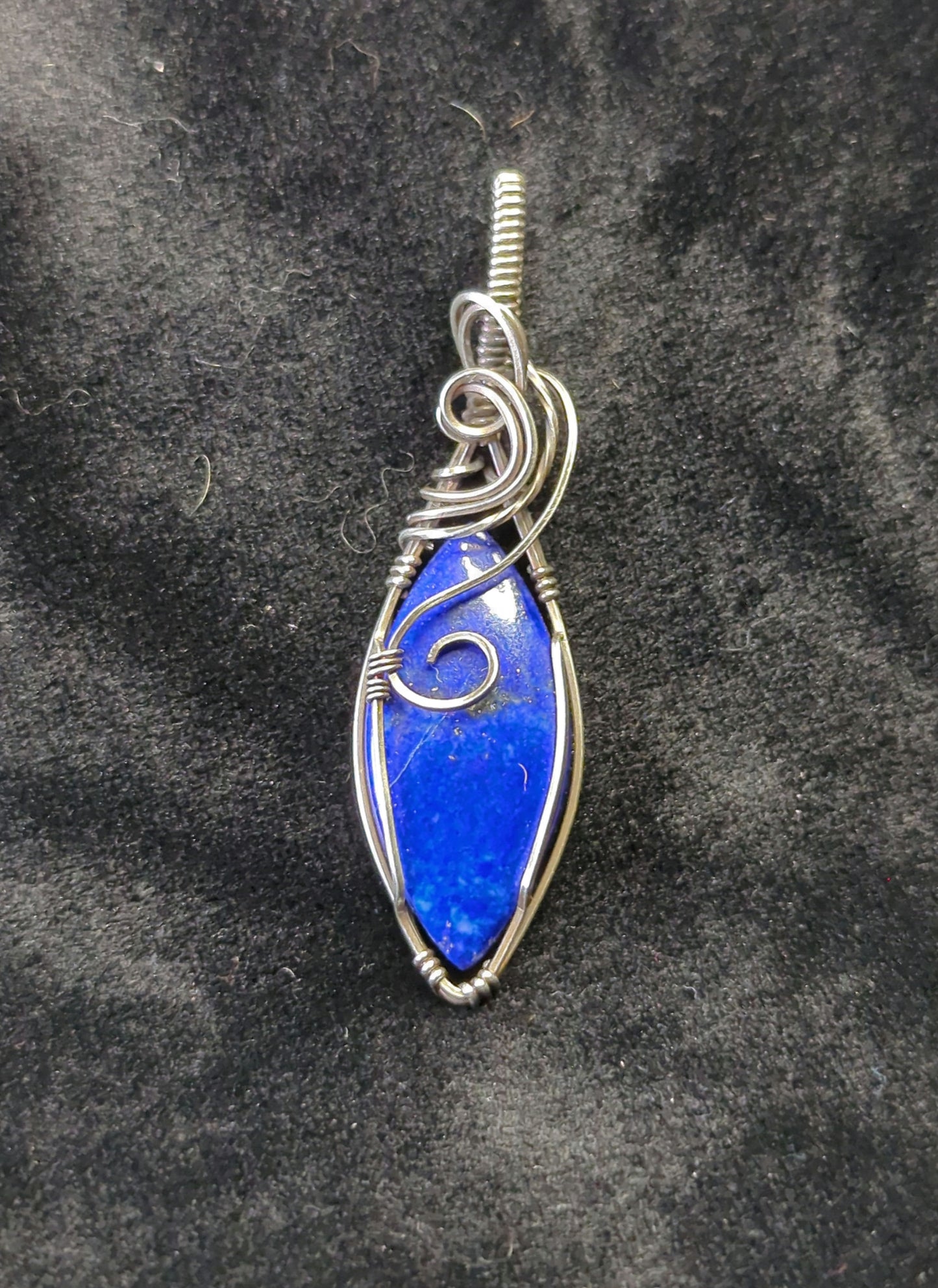 Lapis Lazuli Pendant, set in Sterling Silver