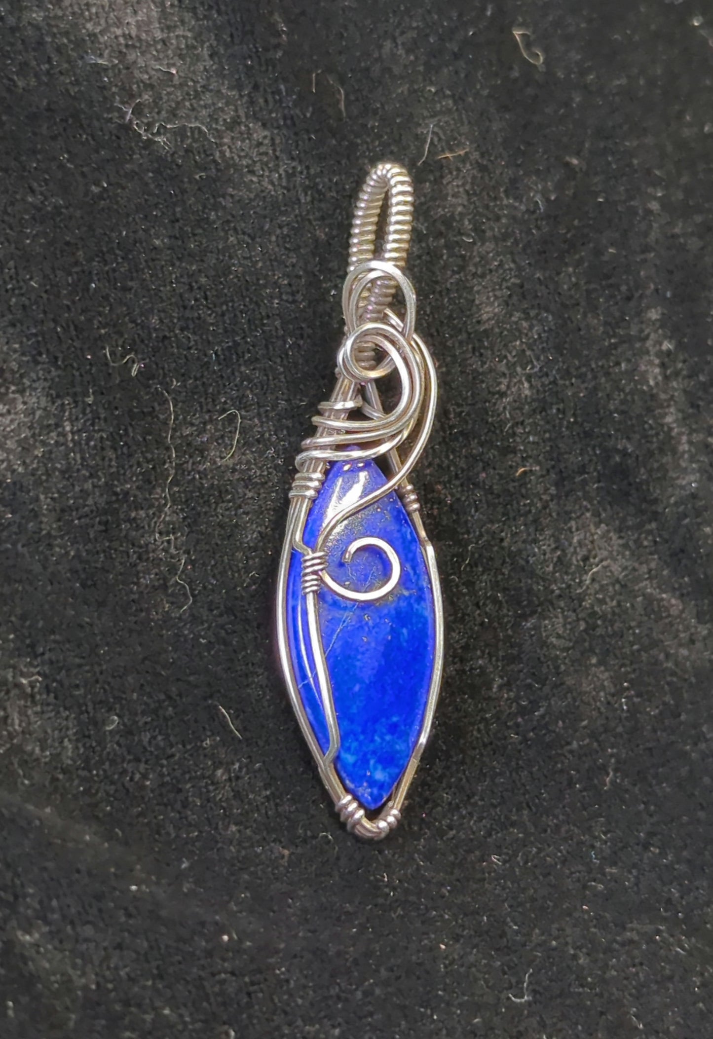 Lapis Lazuli Pendant, set in Sterling Silver