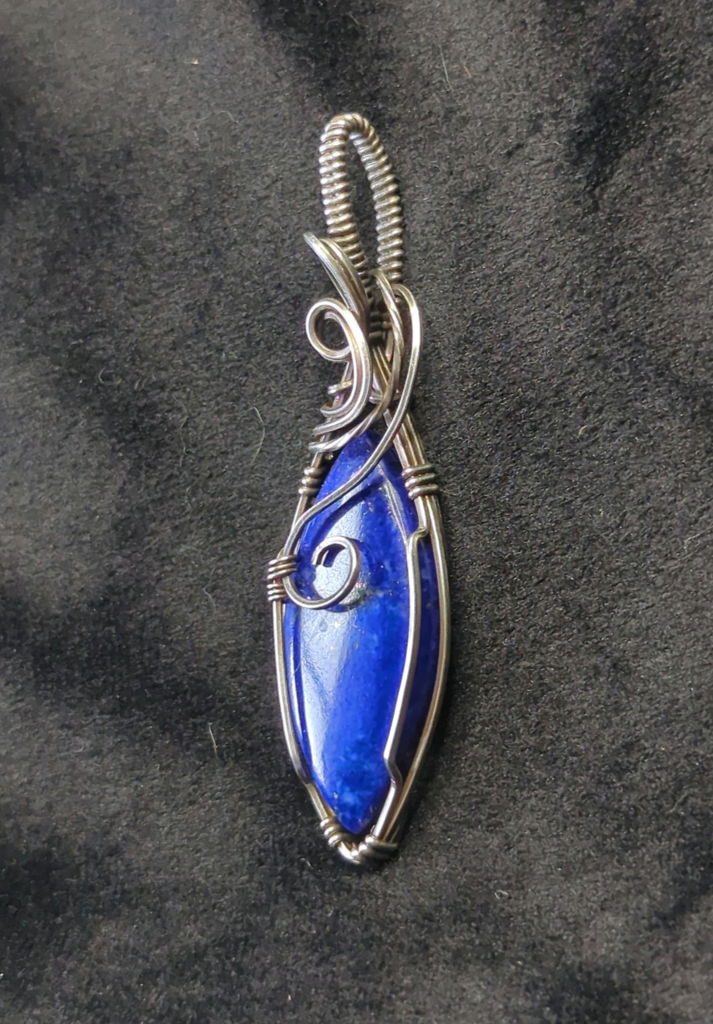 Lapis Lazuli Pendant, set in Sterling Silver