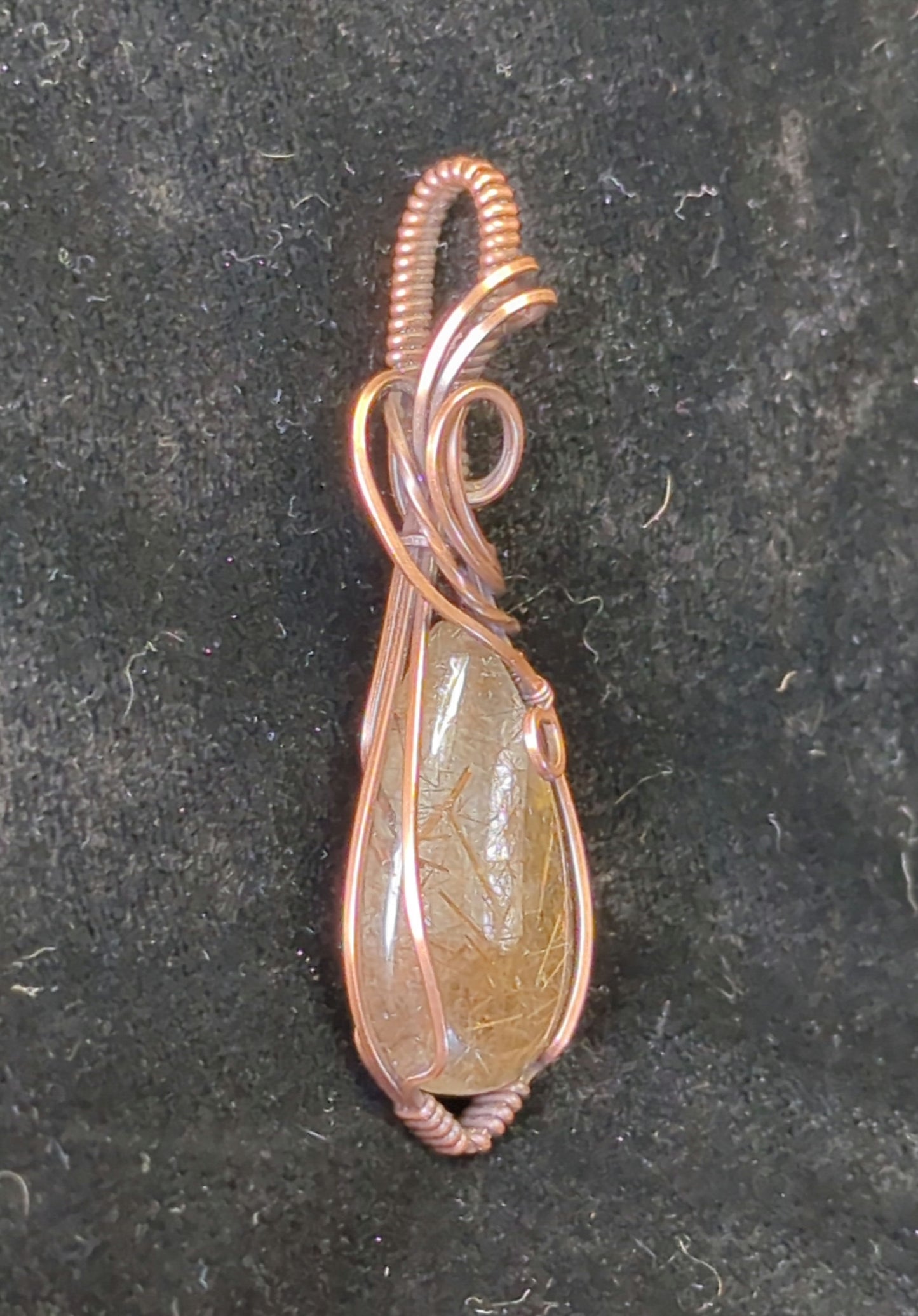 Black Rutilated Quartz Pendant