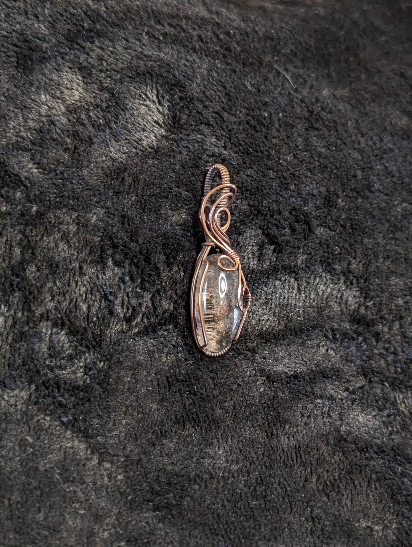 Garden Quartz (Lodolite) Pendant.