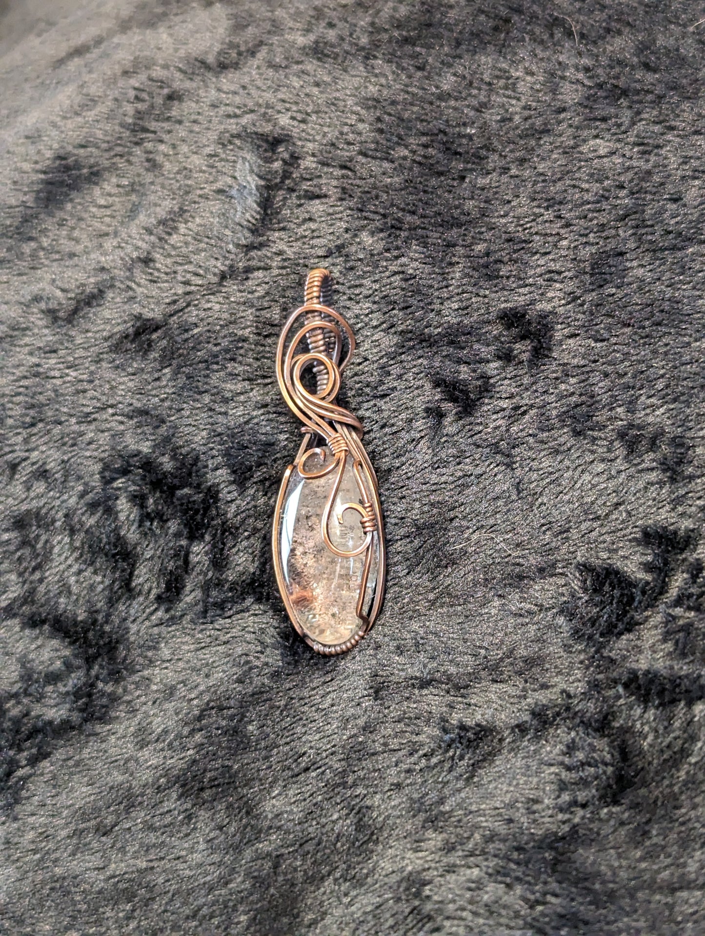 Garden Quartz (Lodolite) Pendant.