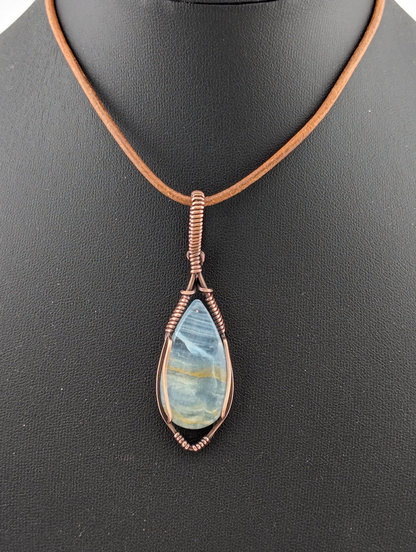 Blue Onyx Pendant