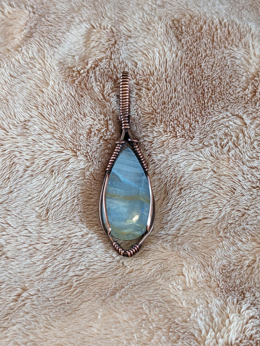 Blue Onyx Pendant