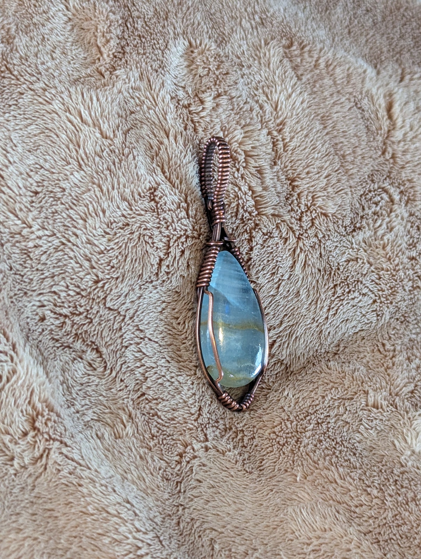 Blue Onyx Pendant