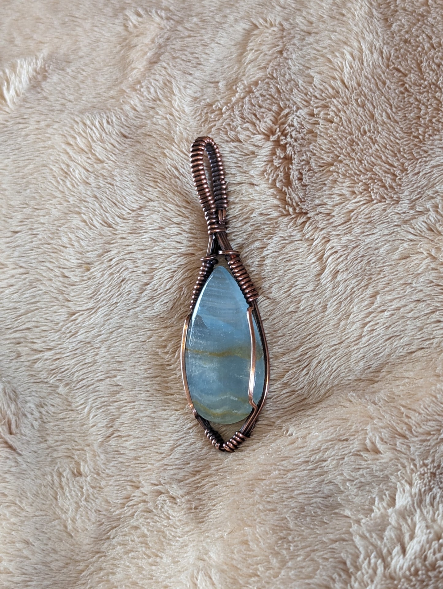 Blue Onyx Pendant