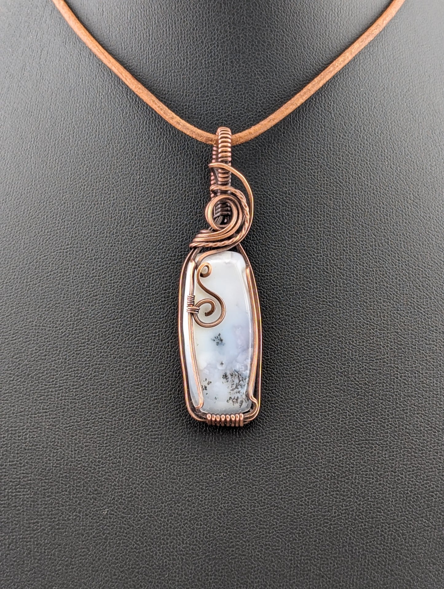 Dendritic Agate Pendant