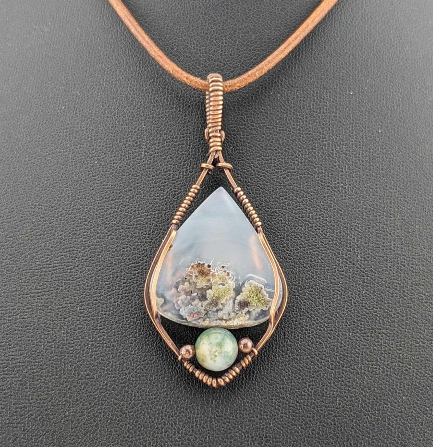 Indonesian Moss Agate Pendant