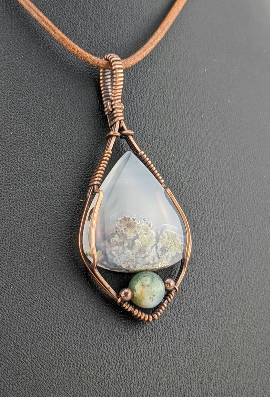 Indonesian Moss Agate Pendant