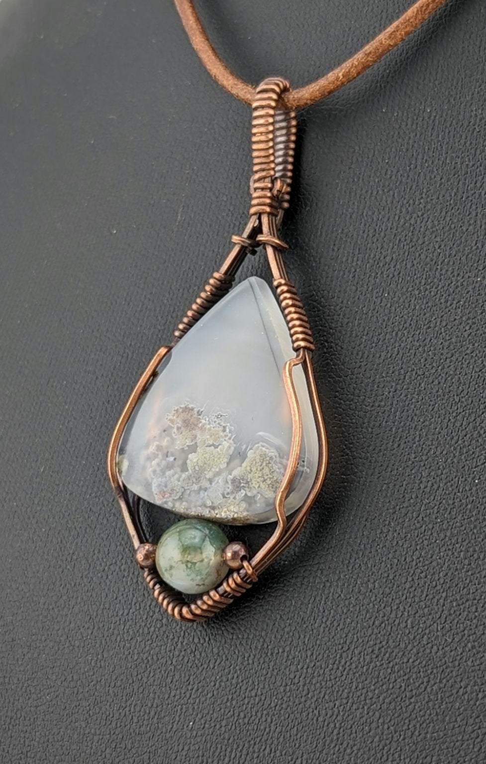 Indonesian Moss Agate Pendant