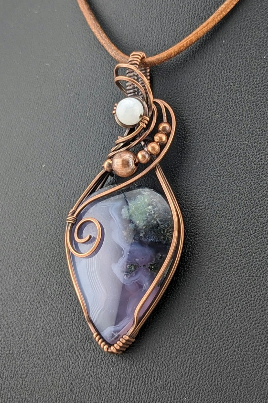 Indonesian Moss Agate Pendant