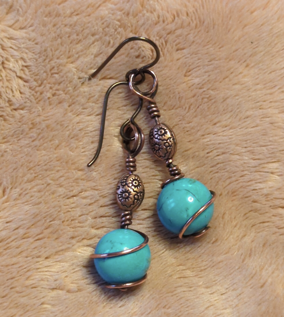 Turquoise earrings