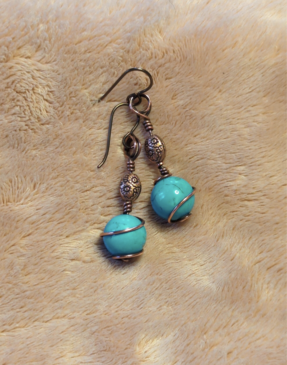 Turquoise earrings