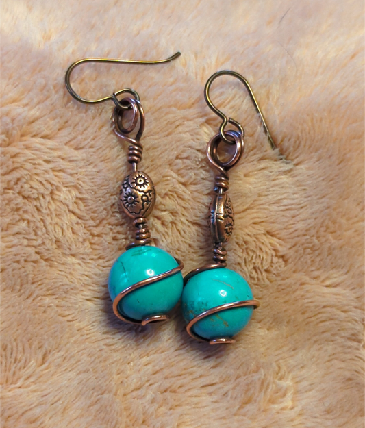 Turquoise earrings