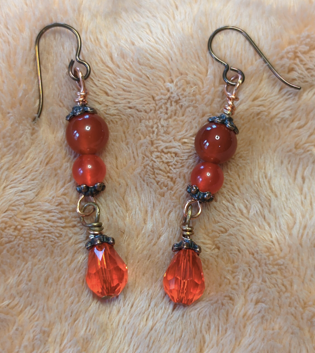 Carnelian earrings