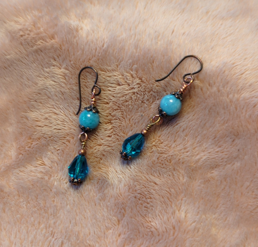 Aquamarine earrings