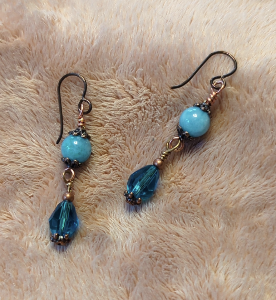 Aquamarine earrings