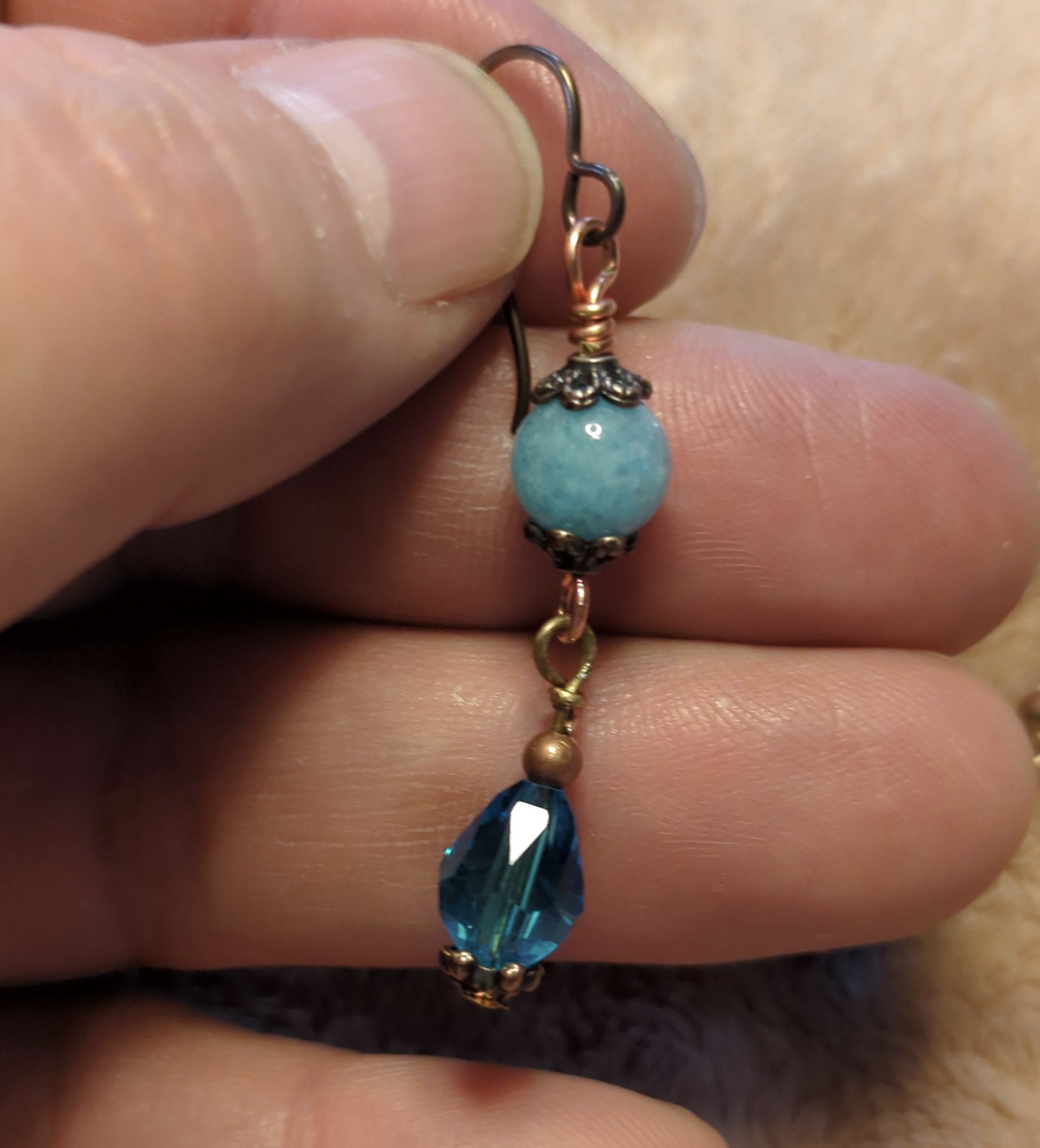 Aquamarine earrings