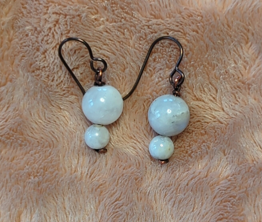 Moonstone earrings