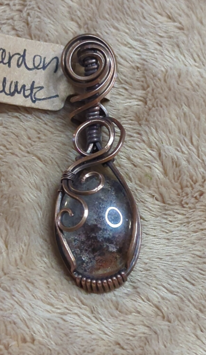 Garden Quartz (Lodolite) Pendant