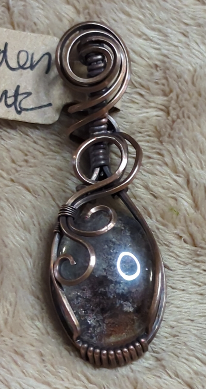 Garden Quartz (Lodolite) Pendant