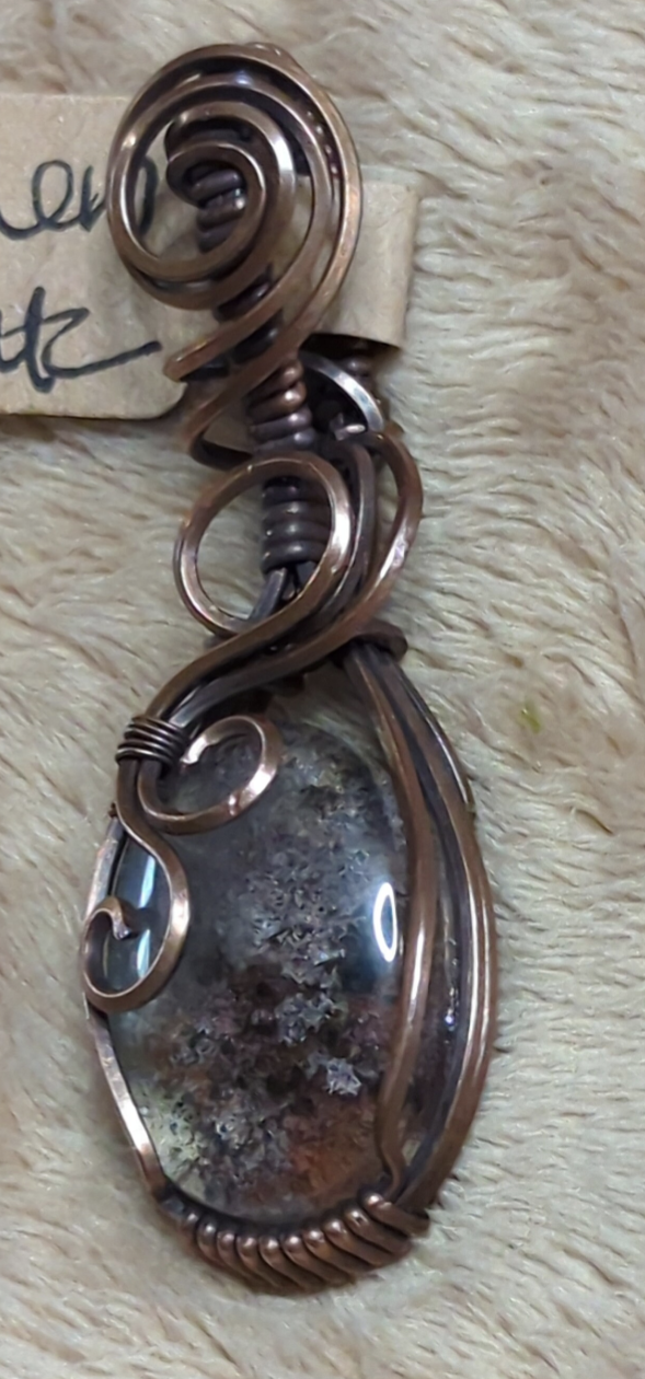 Garden Quartz (Lodolite) Pendant