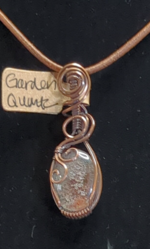 Garden Quartz (Lodolite) Pendant