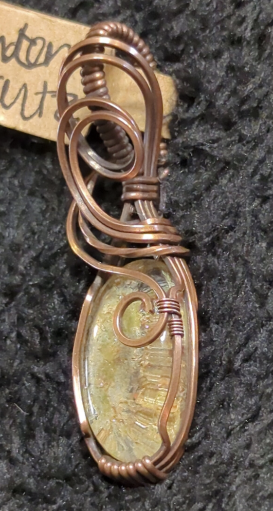 Garden Quartz (Lodolite) Pendant.