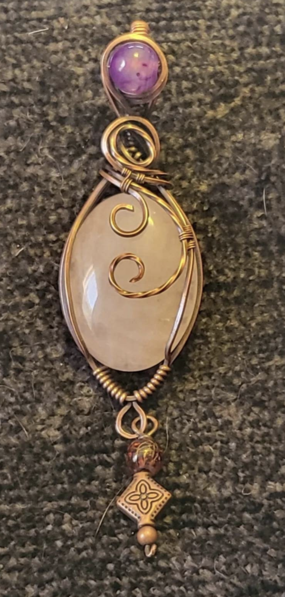 Rose quartz Pendant