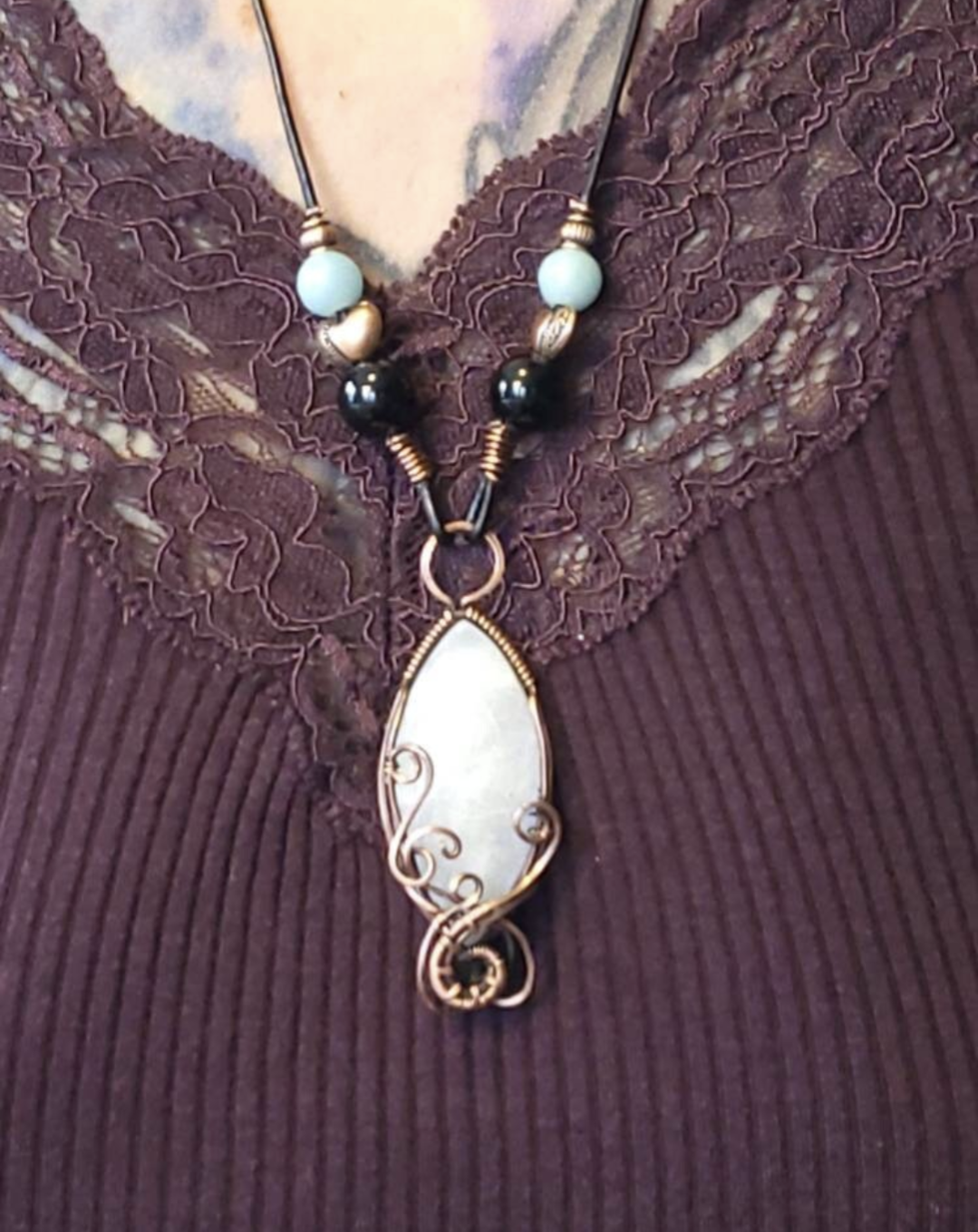 Moonstone Pendant.