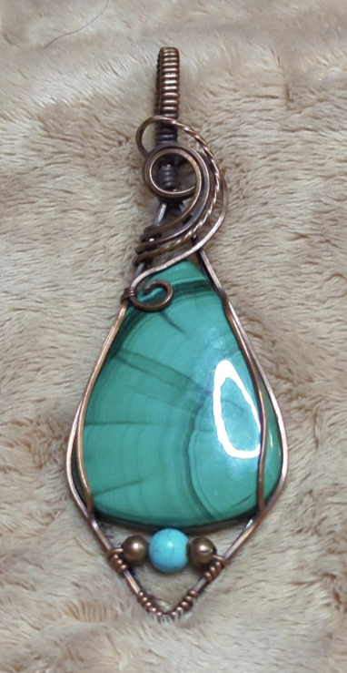 Malachite pendant