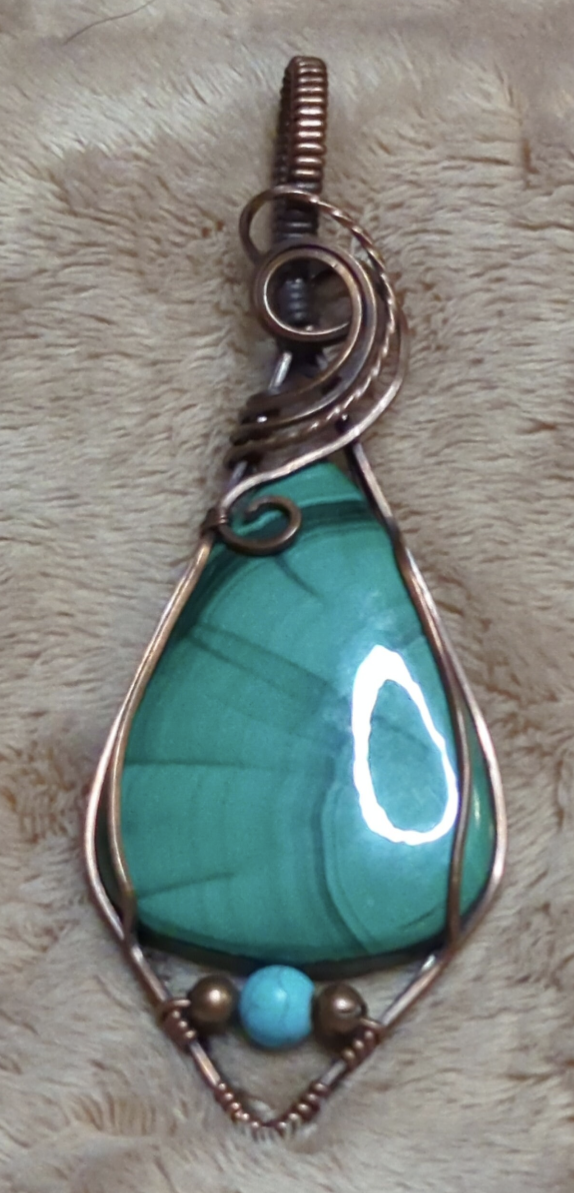 Malachite pendant