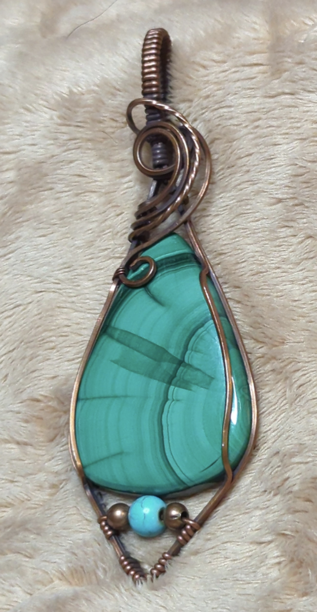 Malachite pendant